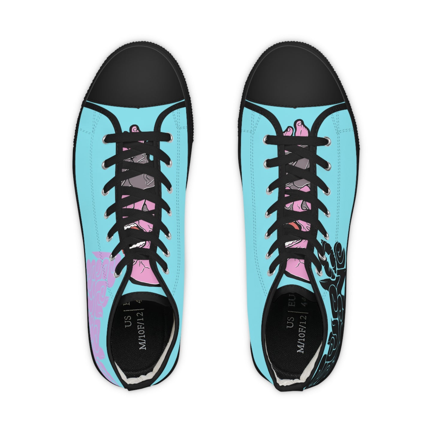 High Top Sneakers — "PseudoSilence - The Silent Scream" Key art