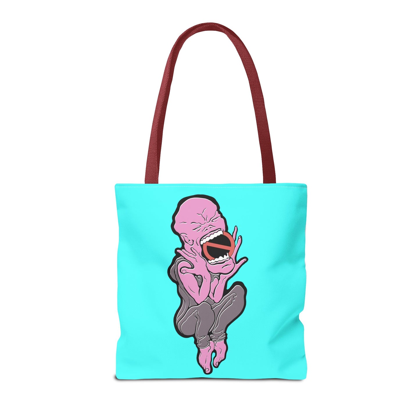 AOP Art Tote — "PseudoSilence - The Silent Scream" and character art