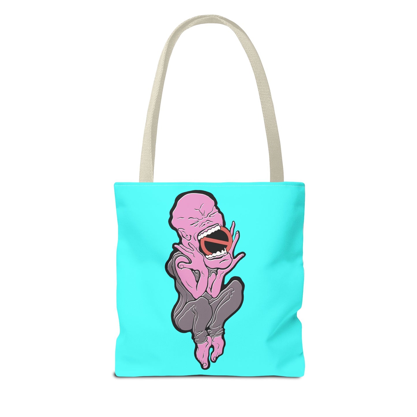 AOP Art Tote — "PseudoSilence - The Silent Scream" and character art