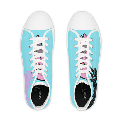 High Top Sneakers — "PseudoSilence - The Silent Scream" Key art