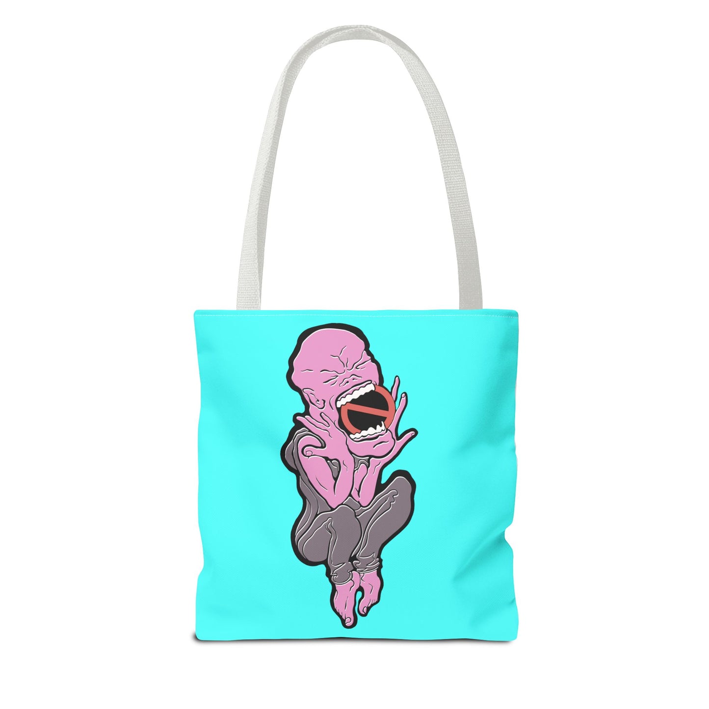 AOP Art Tote — "PseudoSilence - The Silent Scream" and character art