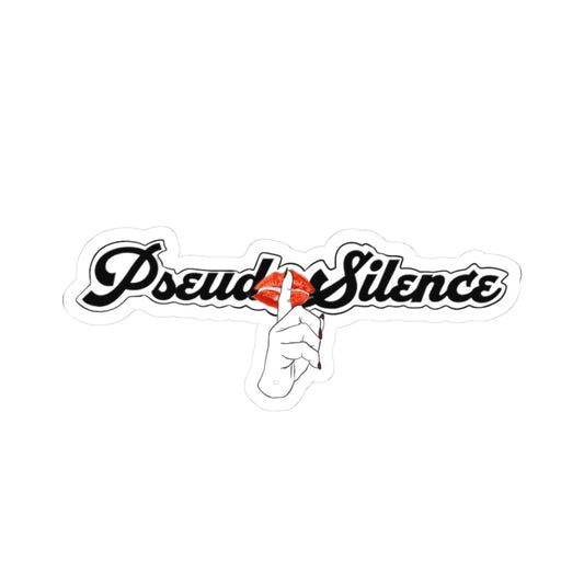 Kiss-Cut Sticker — "PseudoSilence - HUSH!!"
