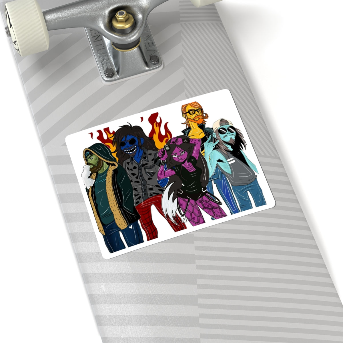 Kiss-Cut Sticker — PseudoSilence Character art