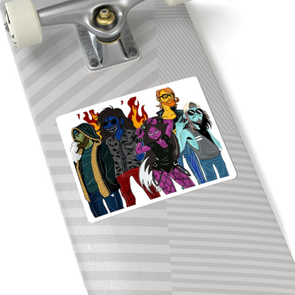 Kiss-Cut Sticker — PseudoSilence Character art