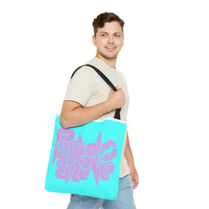 AOP Art Tote — "PseudoSilence - The Silent Scream" and character art