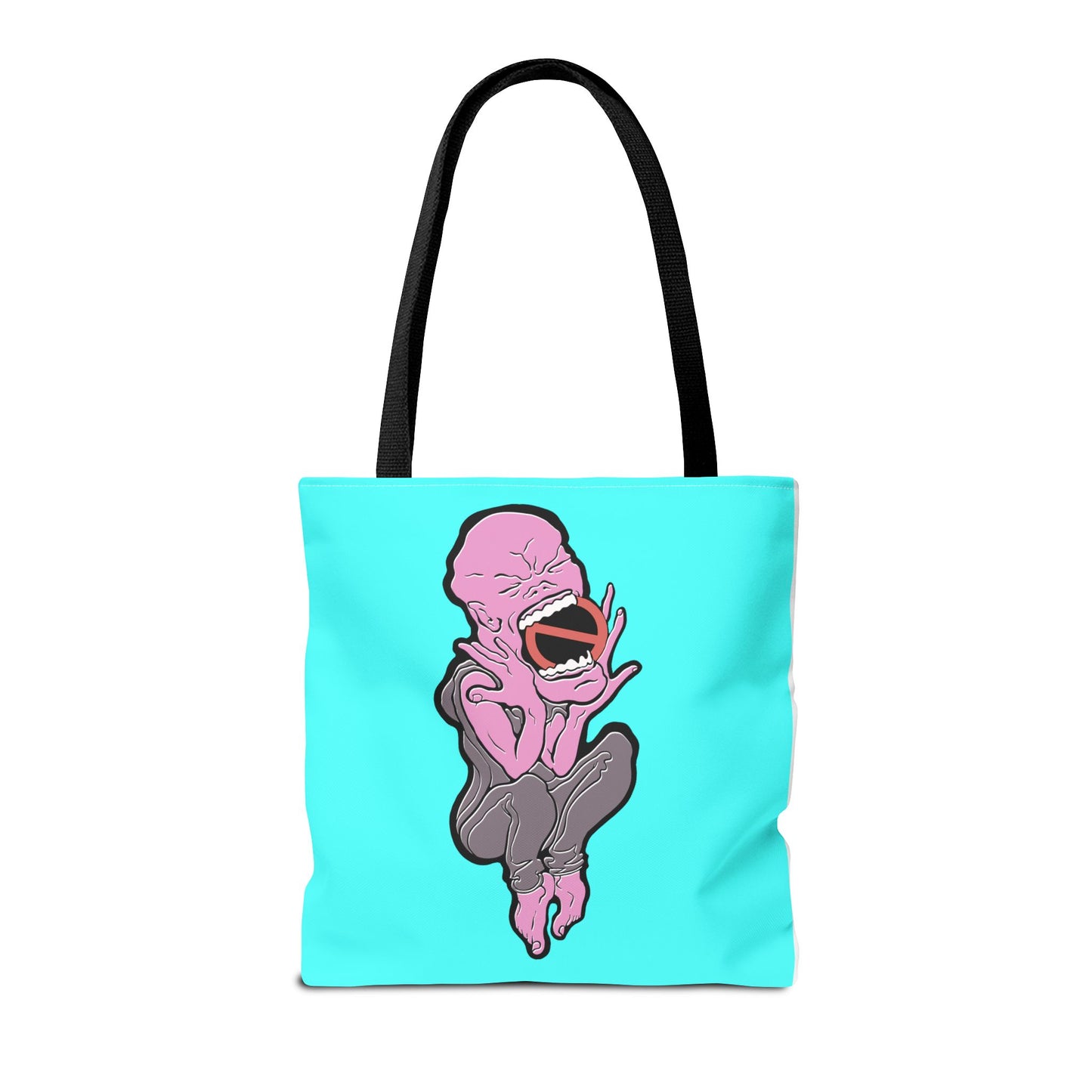 AOP Art Tote — "PseudoSilence - The Silent Scream" and character art