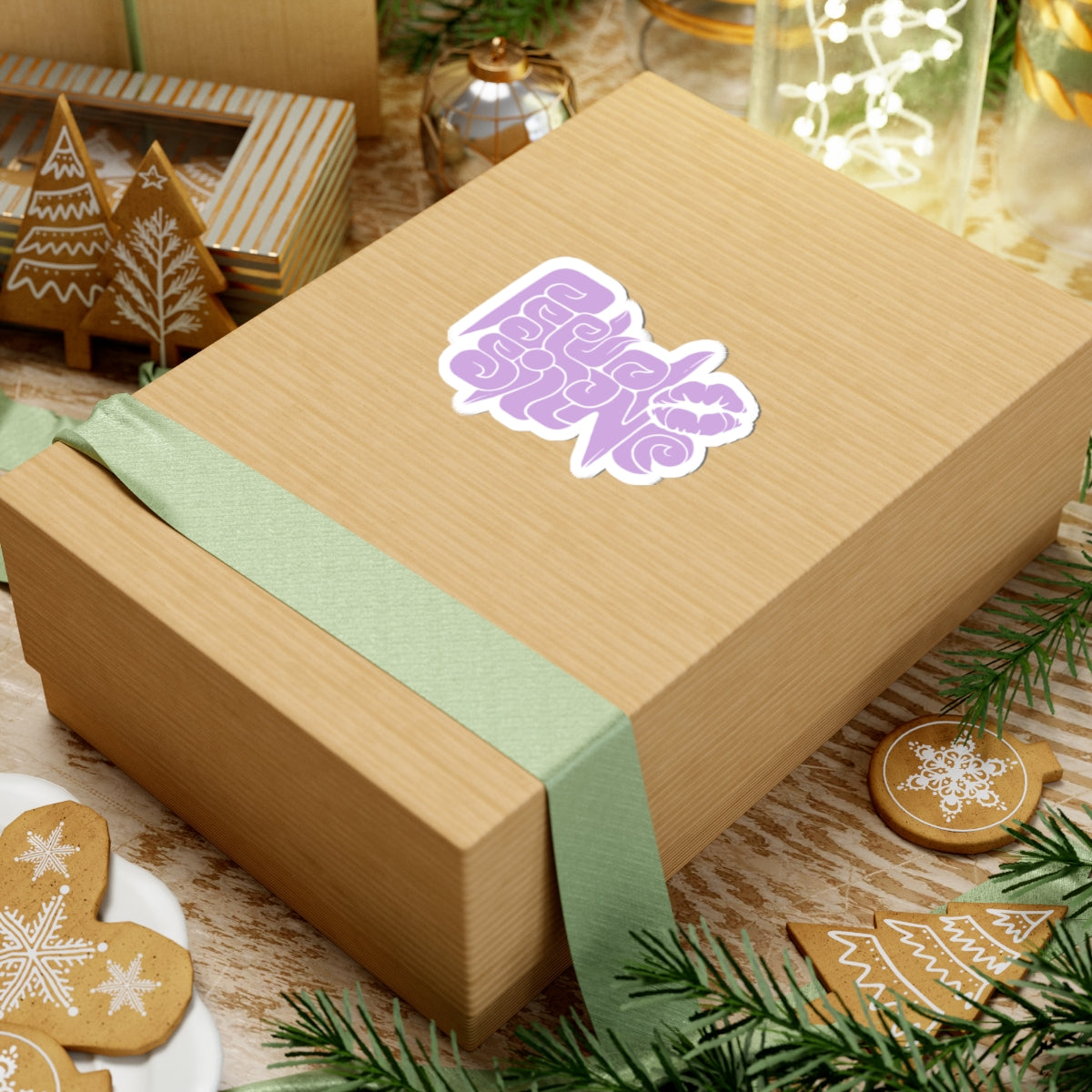 Kiss-Cut Sticker - PseudoSilence Logo (Lavender)
