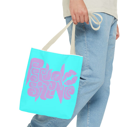 AOP Art Tote — "PseudoSilence - The Silent Scream" and character art