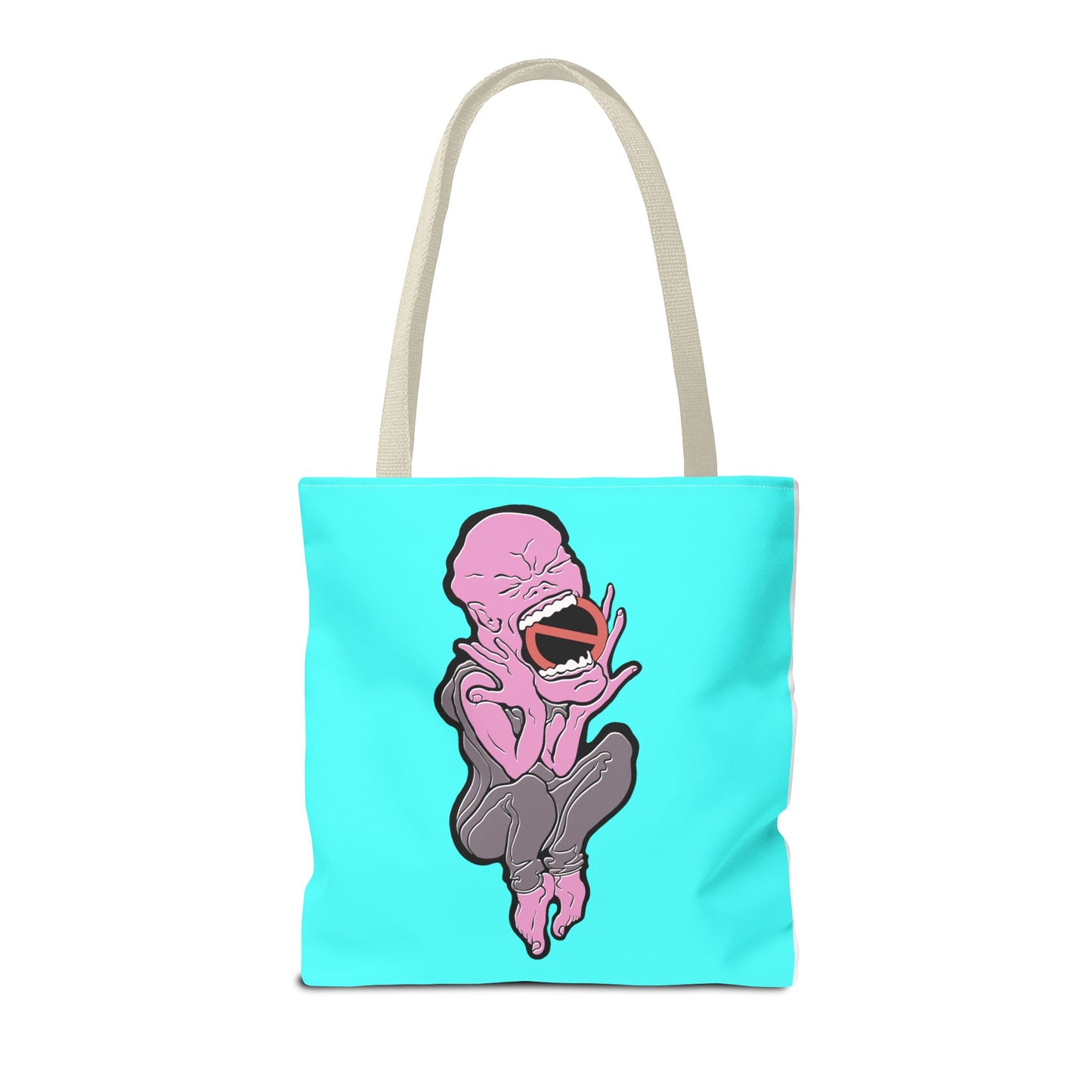AOP Art Tote — "PseudoSilence - The Silent Scream" and character art