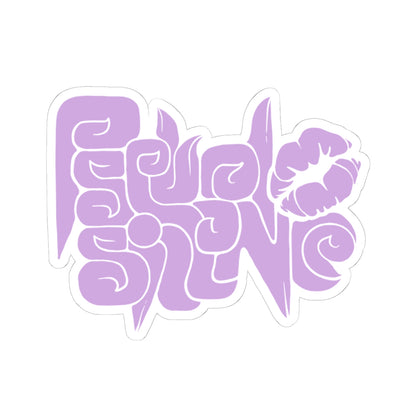Kiss-Cut Sticker - PseudoSilence Logo (Lavender)
