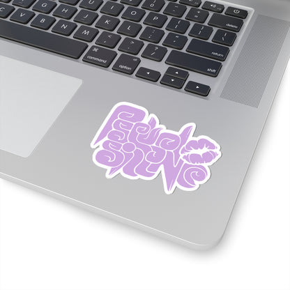 Kiss-Cut Sticker - PseudoSilence Logo (Lavender)