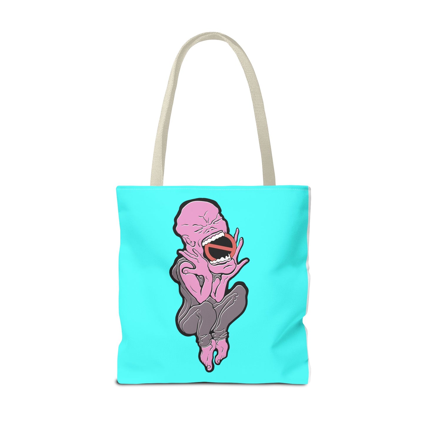 AOP Art Tote — "PseudoSilence - The Silent Scream" and character art