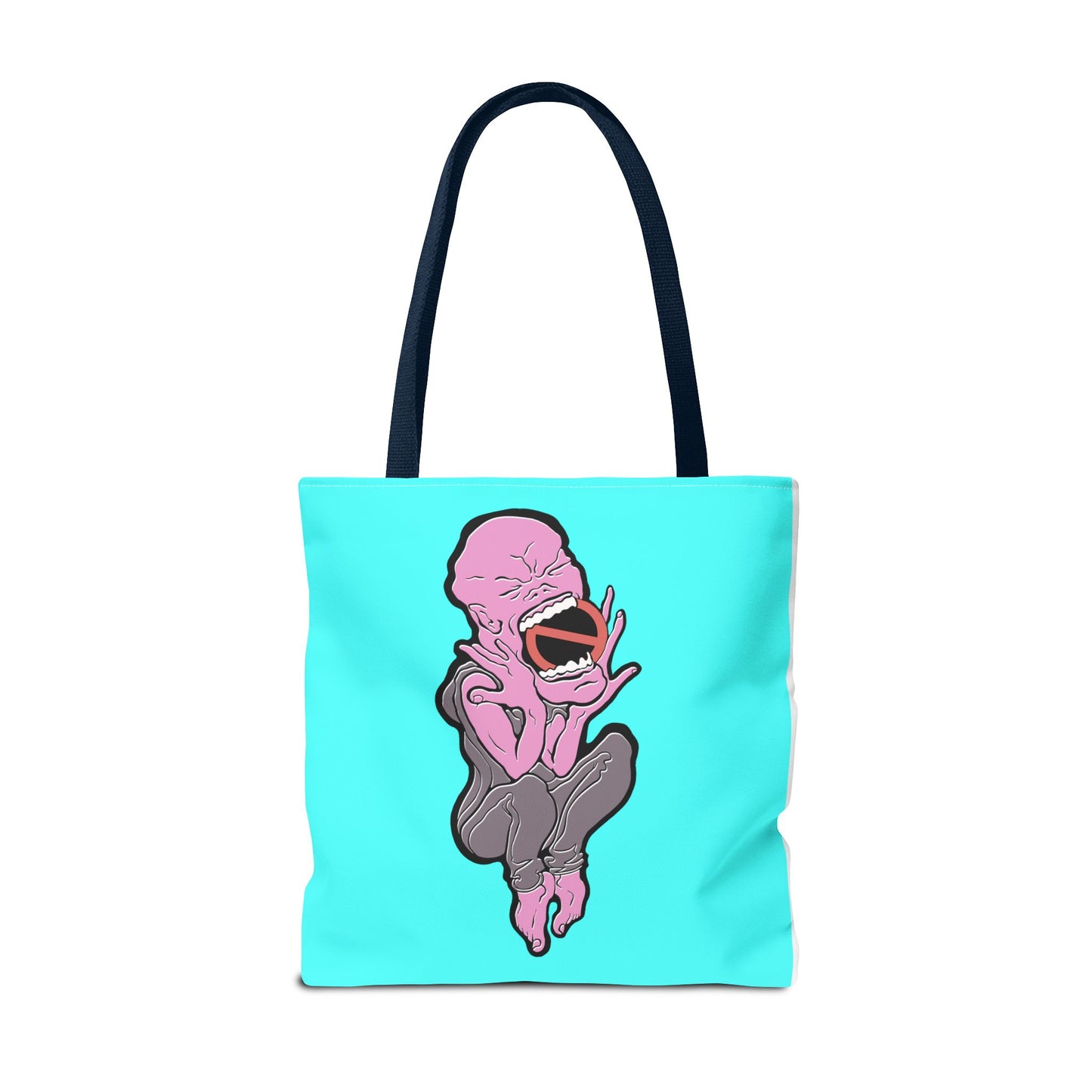 AOP Art Tote — "PseudoSilence - The Silent Scream" and character art