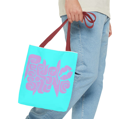 AOP Art Tote — "PseudoSilence - The Silent Scream" and character art