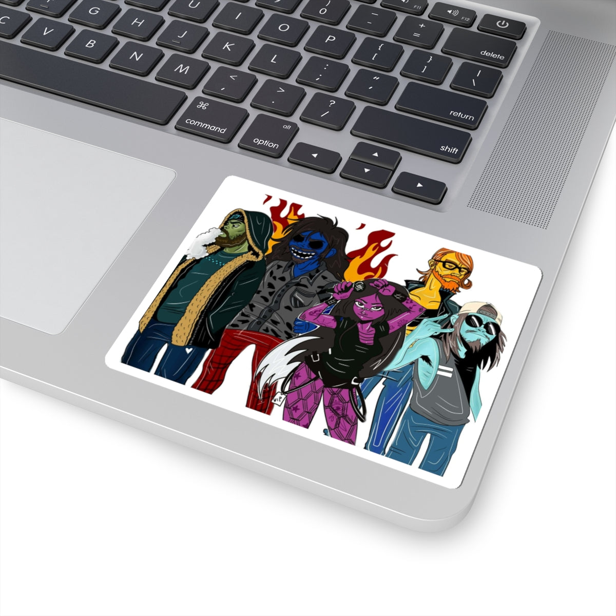 Kiss-Cut Sticker — PseudoSilence Character art