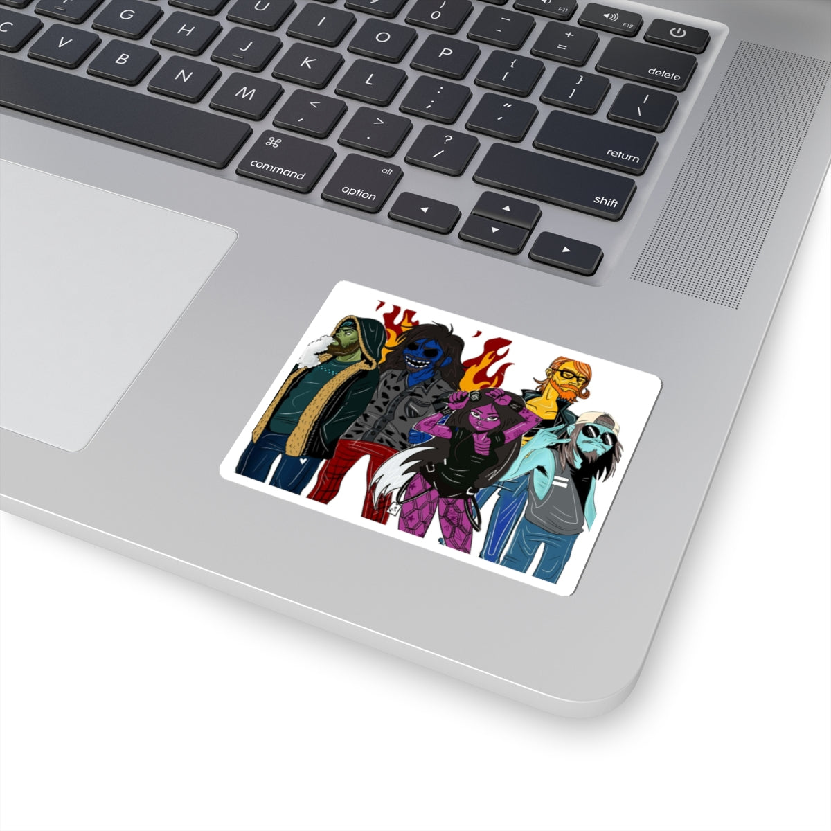 Kiss-Cut Sticker — PseudoSilence Character art