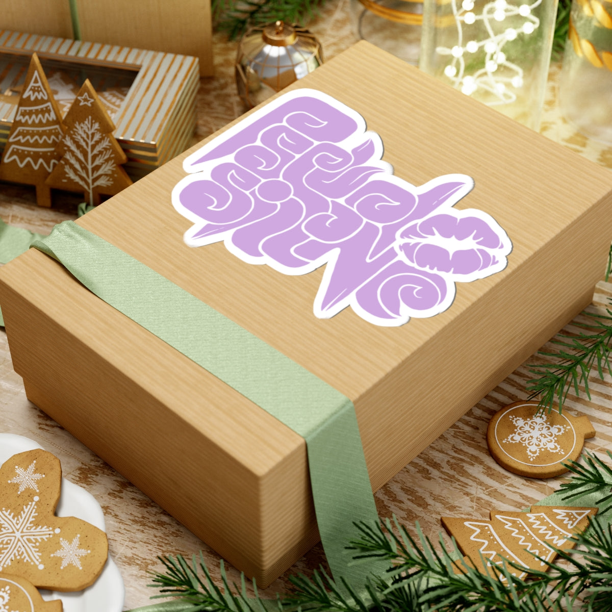 Kiss-Cut Sticker - PseudoSilence Logo (Lavender)