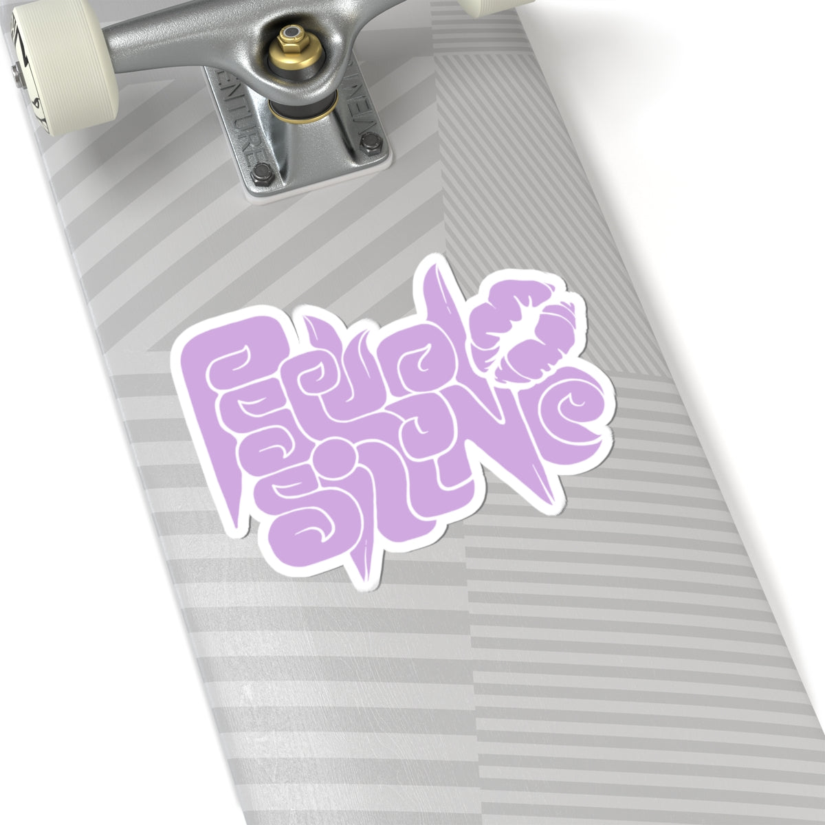 Kiss-Cut Sticker - PseudoSilence Logo (Lavender)