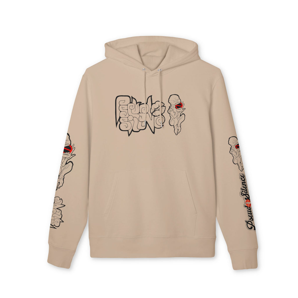 Graphic Hoodie — 'Pseudo Silence'
