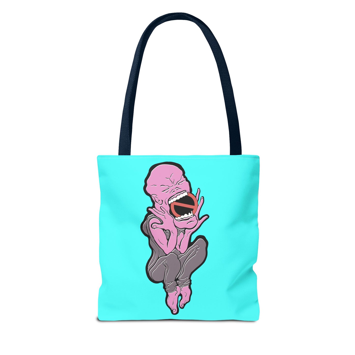 AOP Art Tote — "PseudoSilence - The Silent Scream" and character art