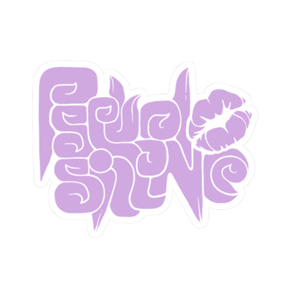 Kiss-Cut Sticker - PseudoSilence Logo (Lavender)