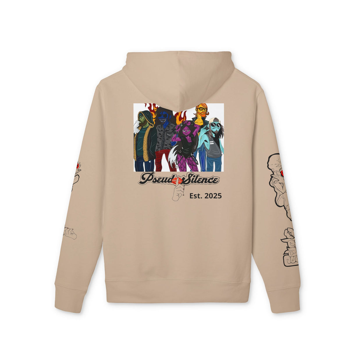 Graphic Hoodie — 'Pseudo Silence'