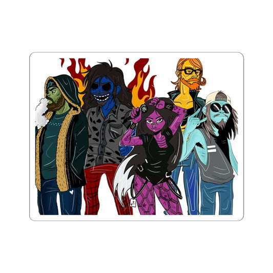 Kiss-Cut Sticker — PseudoSilence Character art